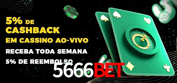 Promoções do cassino ao Vivo 5666bet